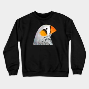 Zebra Finch Bird Crewneck Sweatshirt